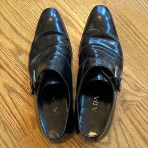 Prada Men's Elegant Black Loafers
